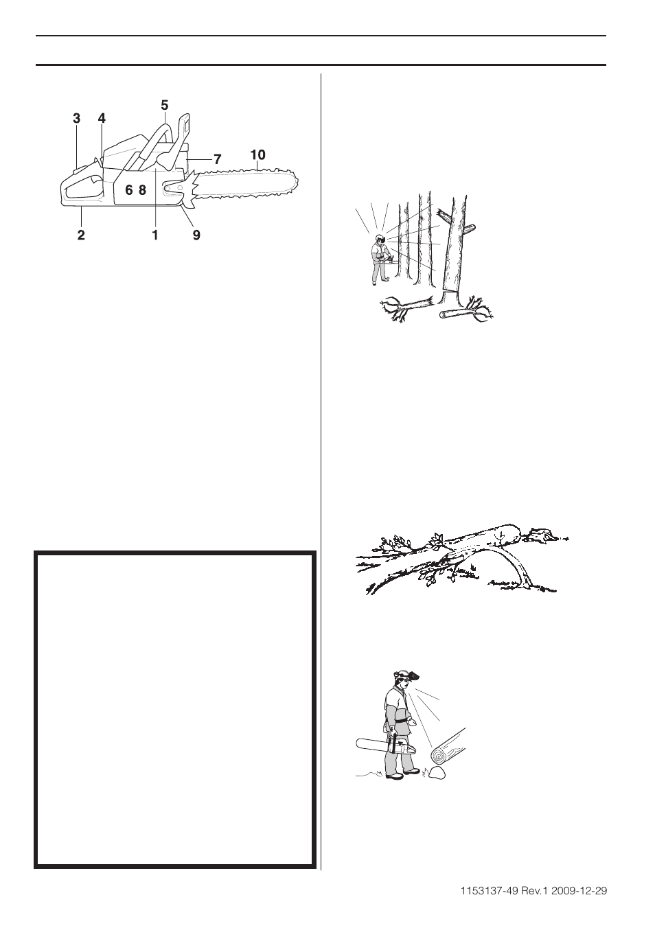 Avant chaque utilisation, Méthodes de travail, Règles élémentaires de sécurité | Techniques de travail | Husqvarna 460 Rancher User Manual | Page 66 / 132