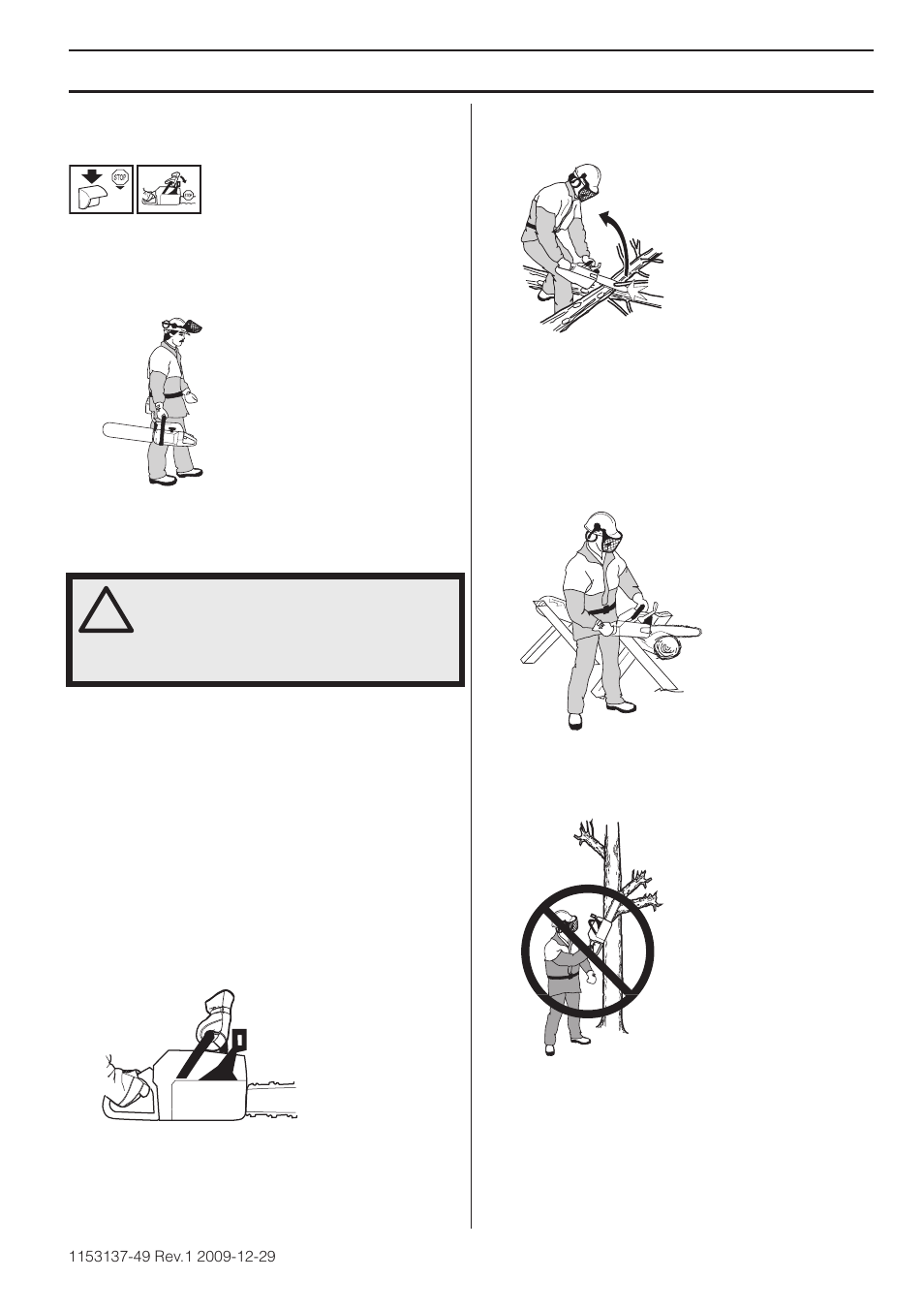 Règles élémentaires, Techniques de travail | Husqvarna 460 Rancher User Manual | Page 67 / 132