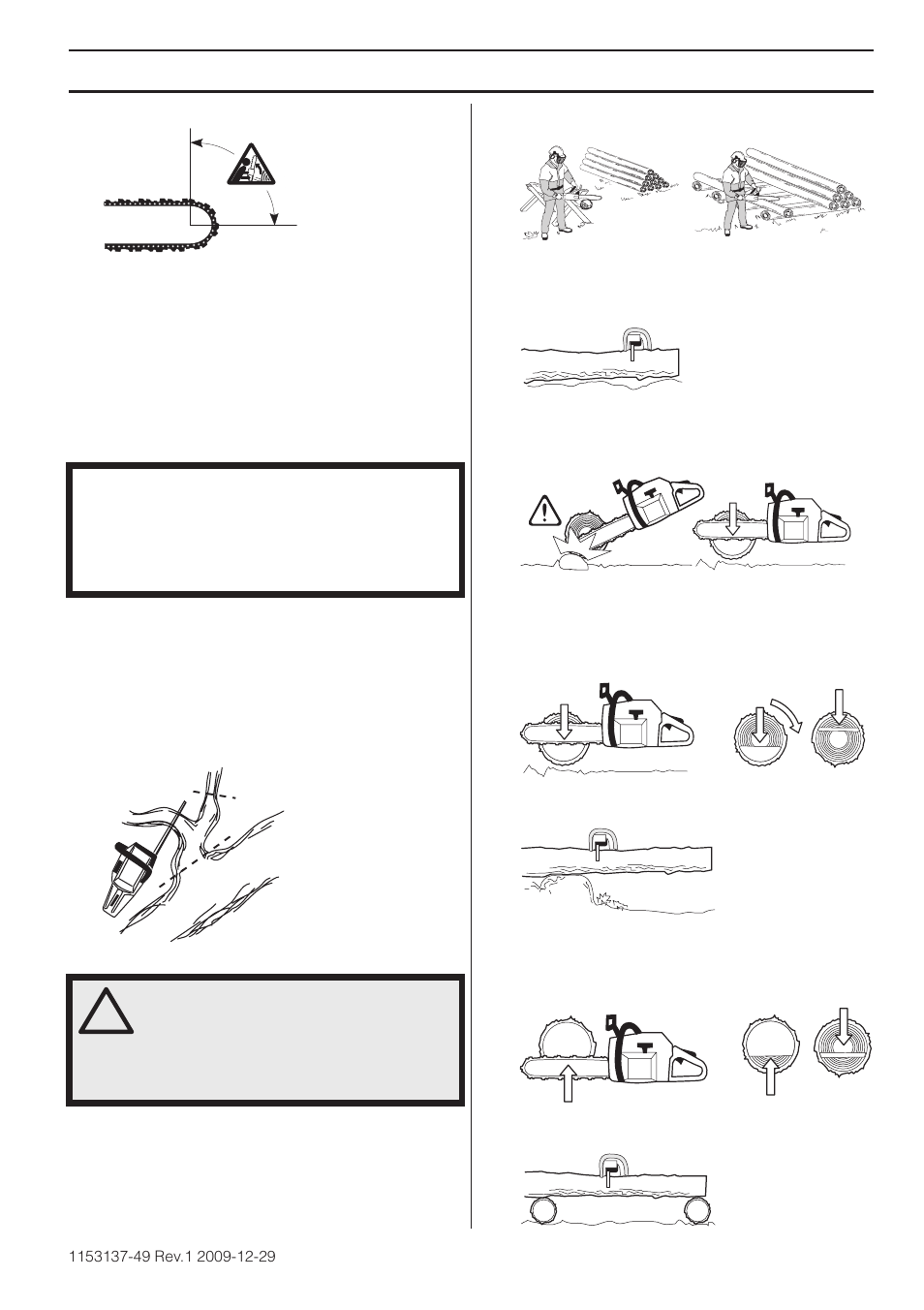 Techniques de travail | Husqvarna 460 Rancher User Manual | Page 69 / 132