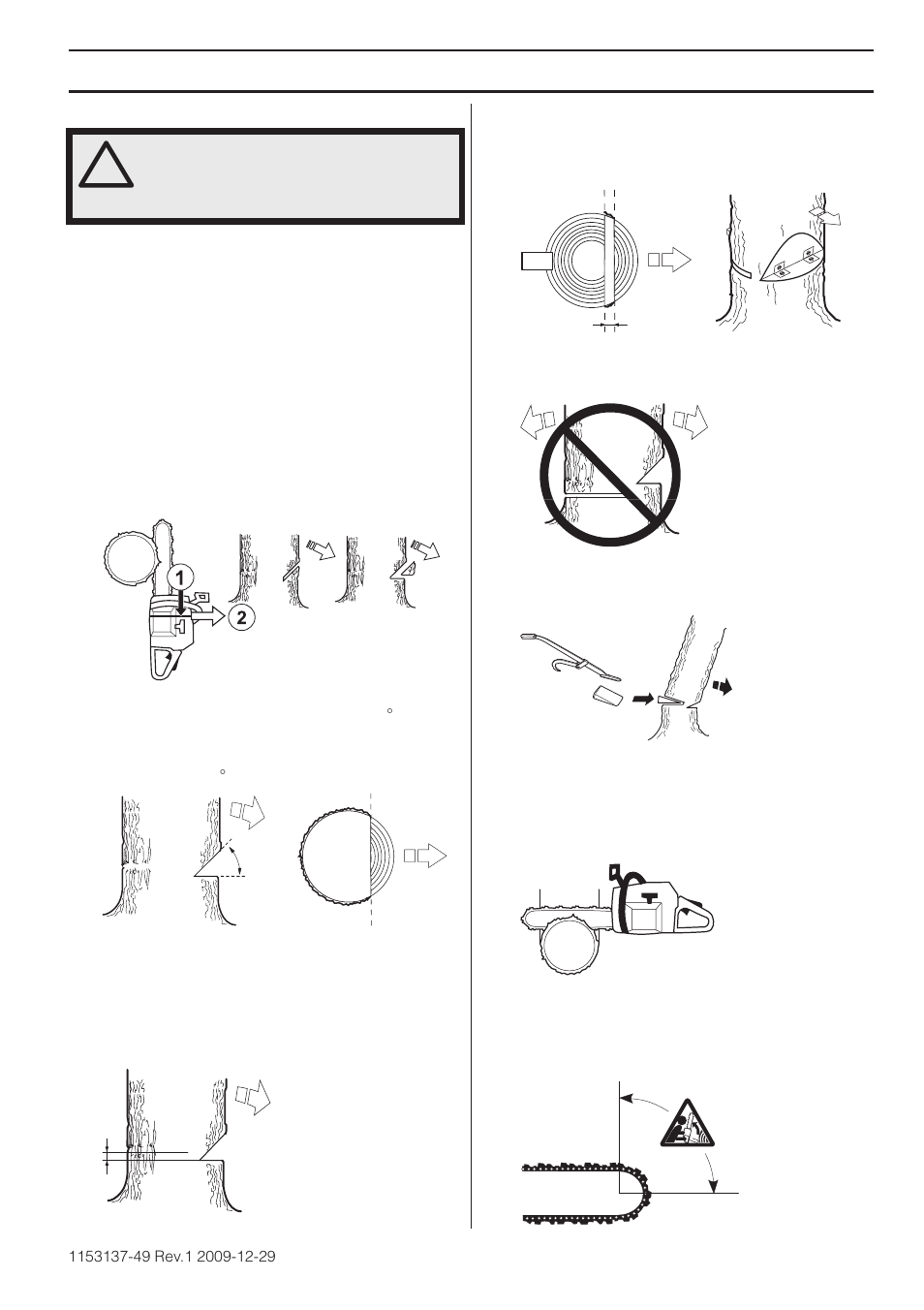 Techniques de travail | Husqvarna 460 Rancher User Manual | Page 71 / 132