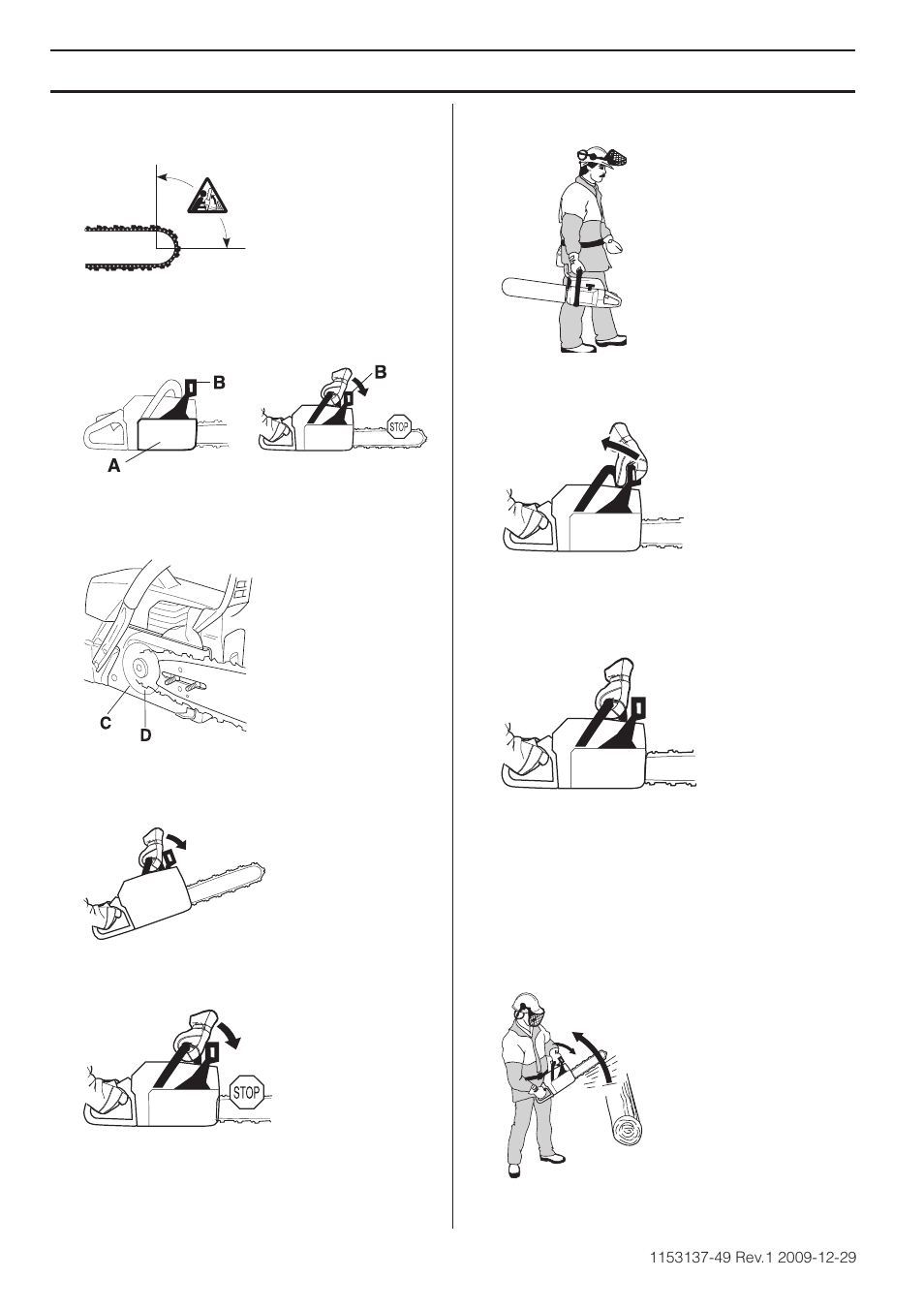 Instrucciones generales de seguridad | Husqvarna 460 Rancher User Manual | Page 94 / 132