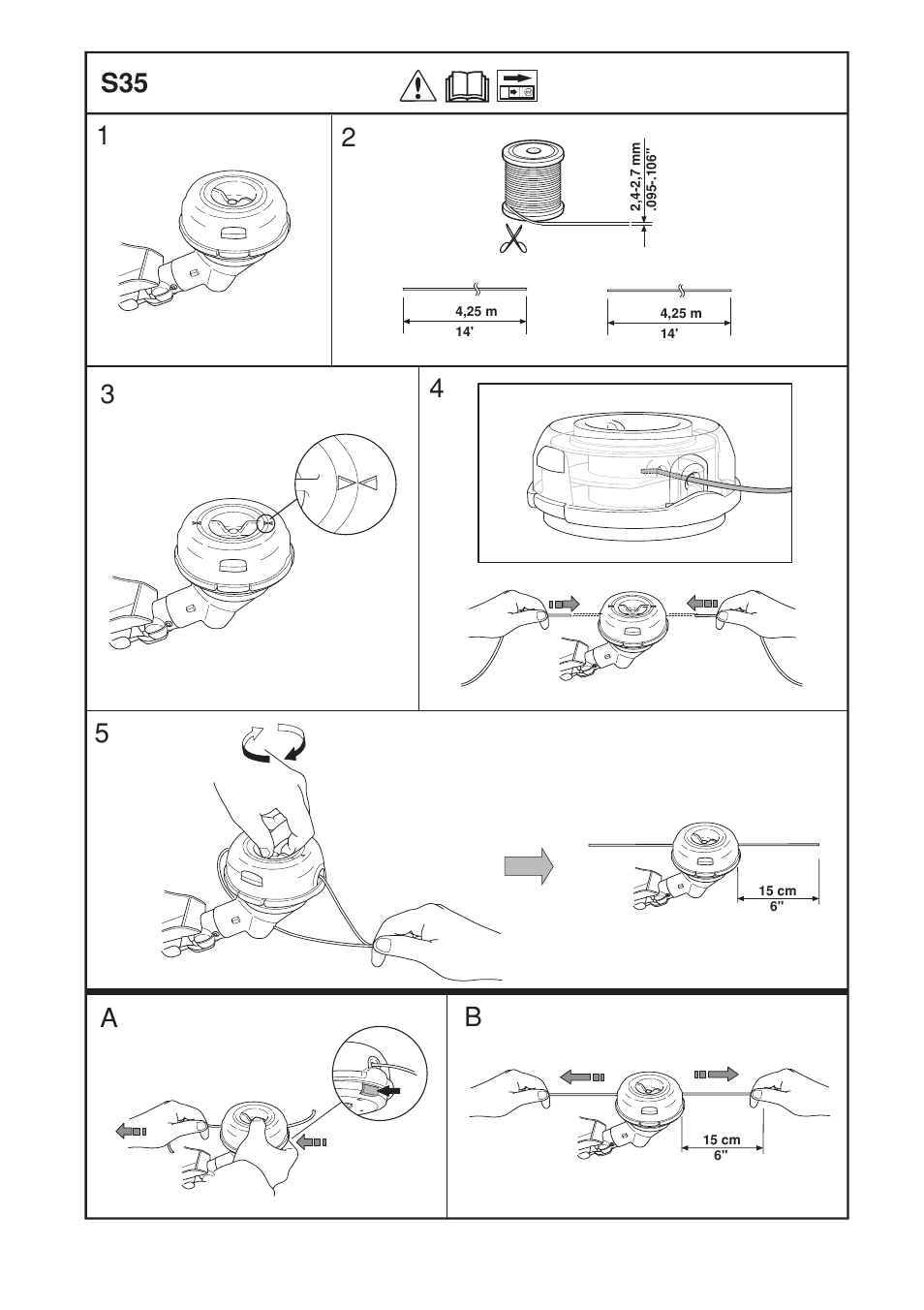 S35 5 | Husqvarna 33RJ User Manual | Page 32 / 36