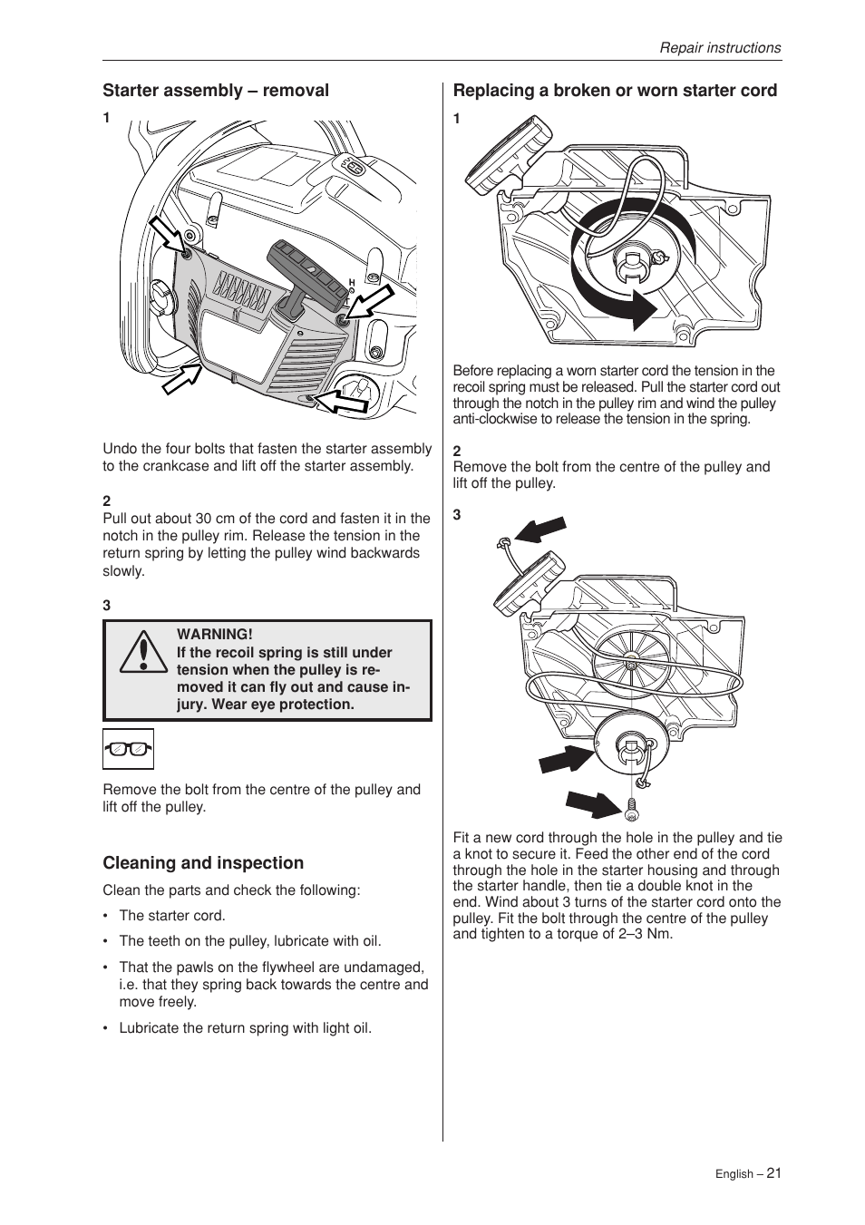 Husqvarna 340 User Manual | Page 22 / 52