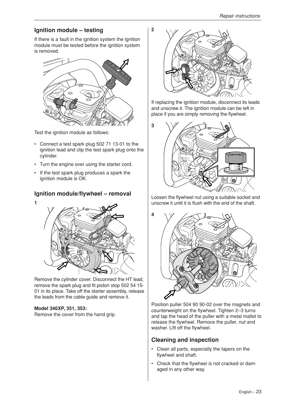 Husqvarna 340 User Manual | Page 24 / 52