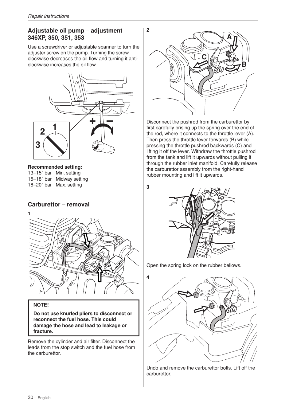Husqvarna 340 User Manual | Page 31 / 52