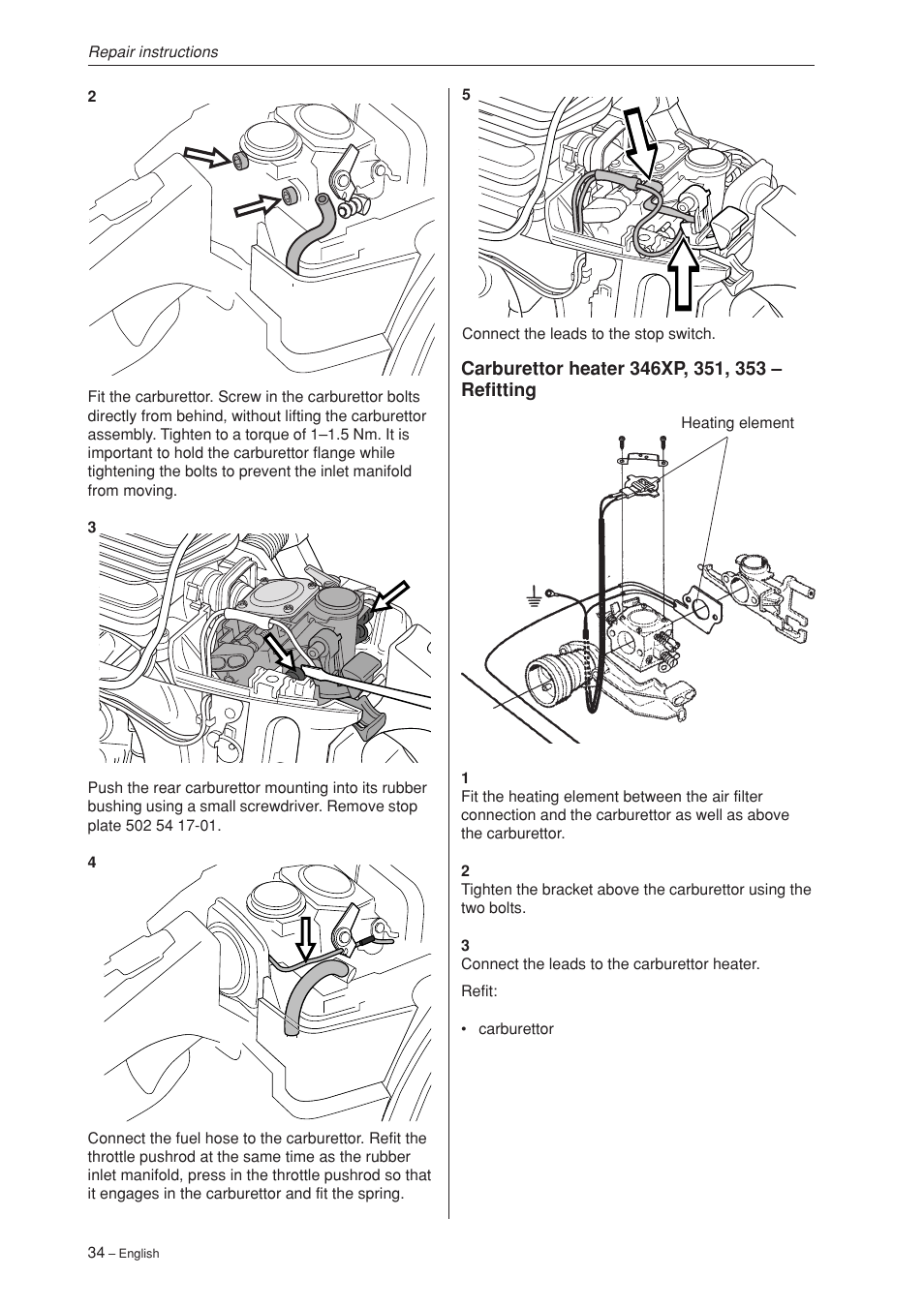 Husqvarna 340 User Manual | Page 35 / 52
