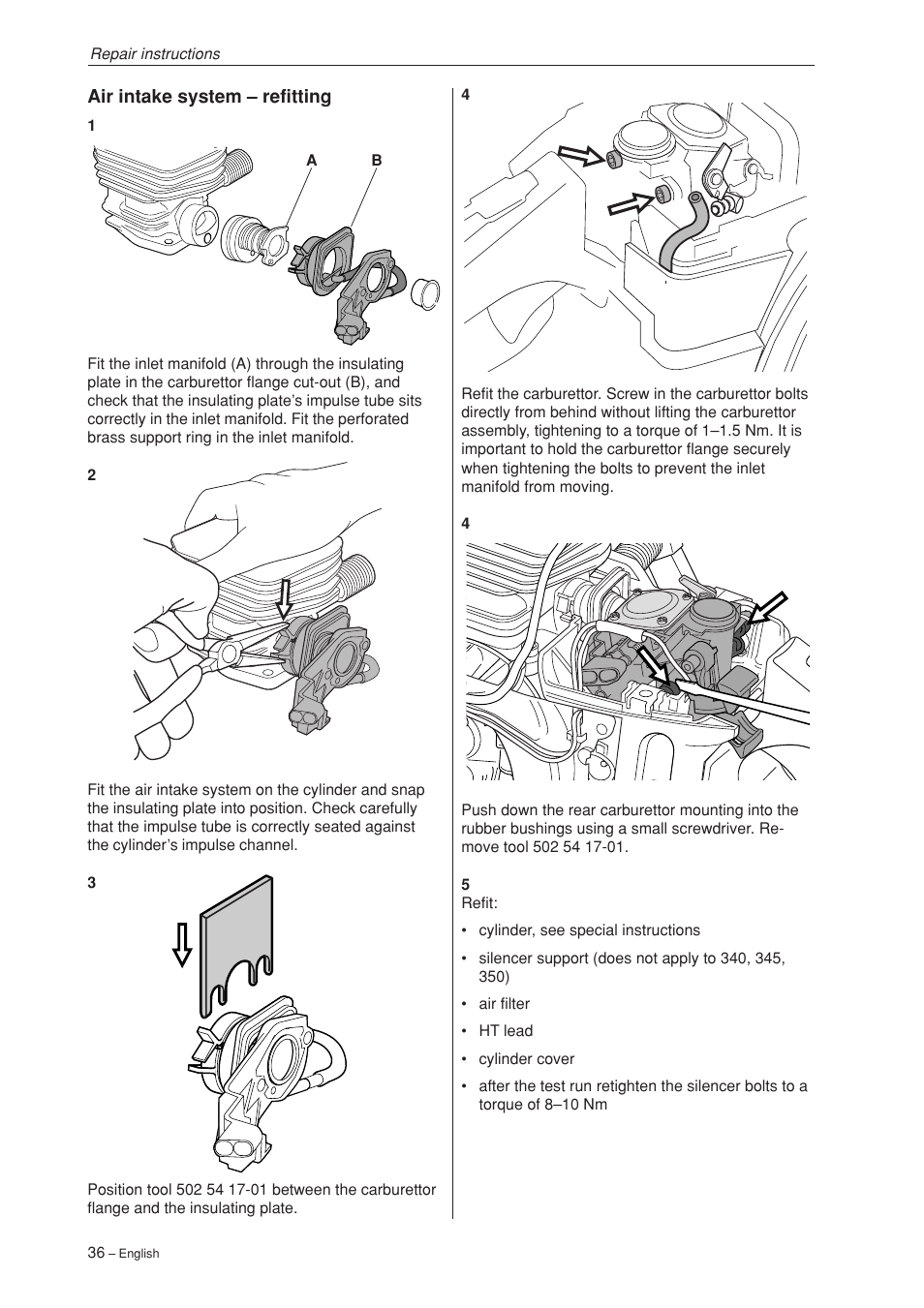 Husqvarna 340 User Manual | Page 37 / 52