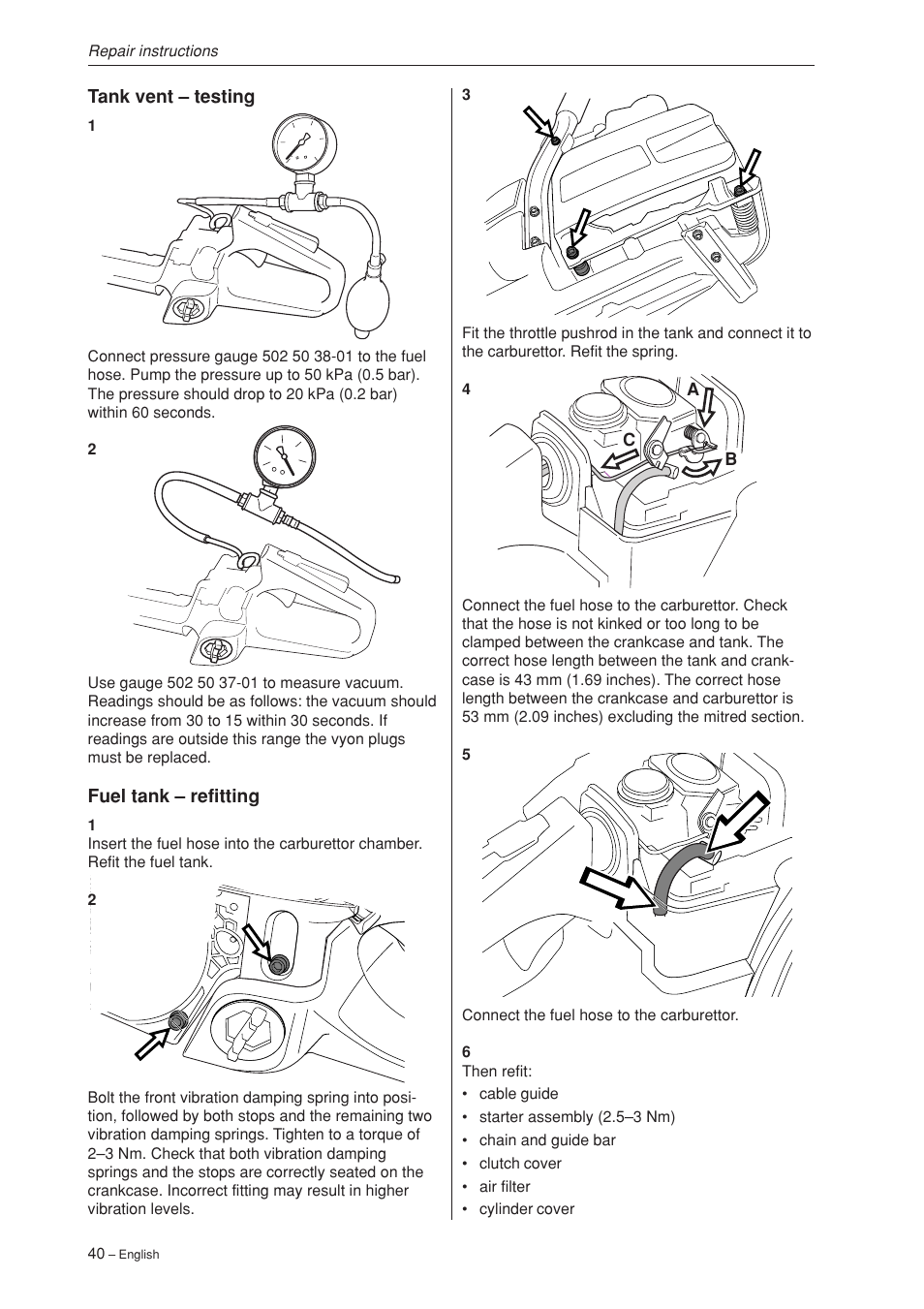 Husqvarna 340 User Manual | Page 41 / 52