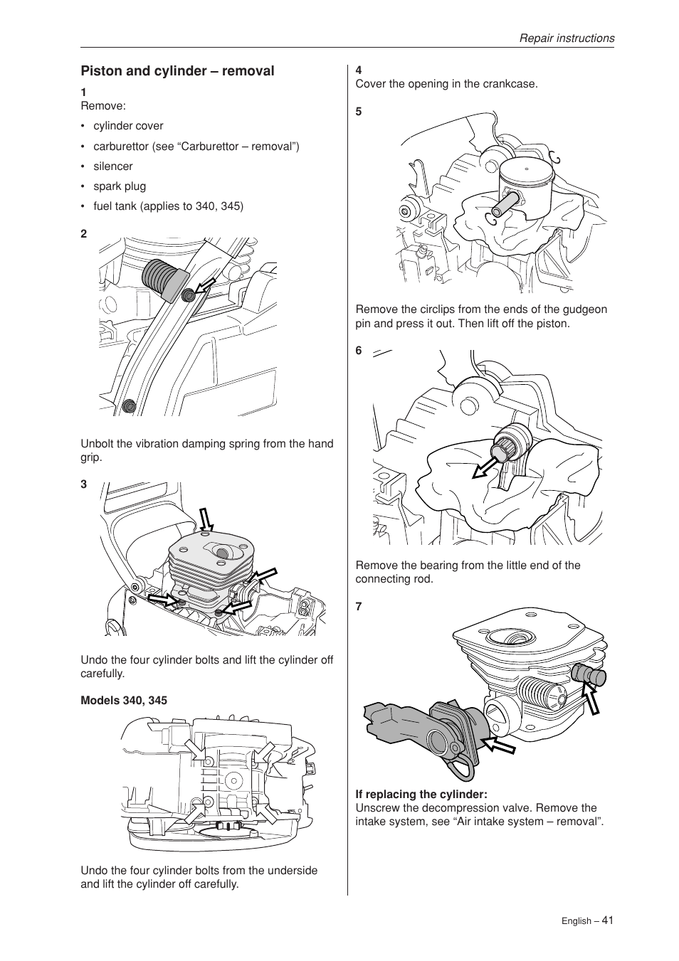 Husqvarna 340 User Manual | Page 42 / 52