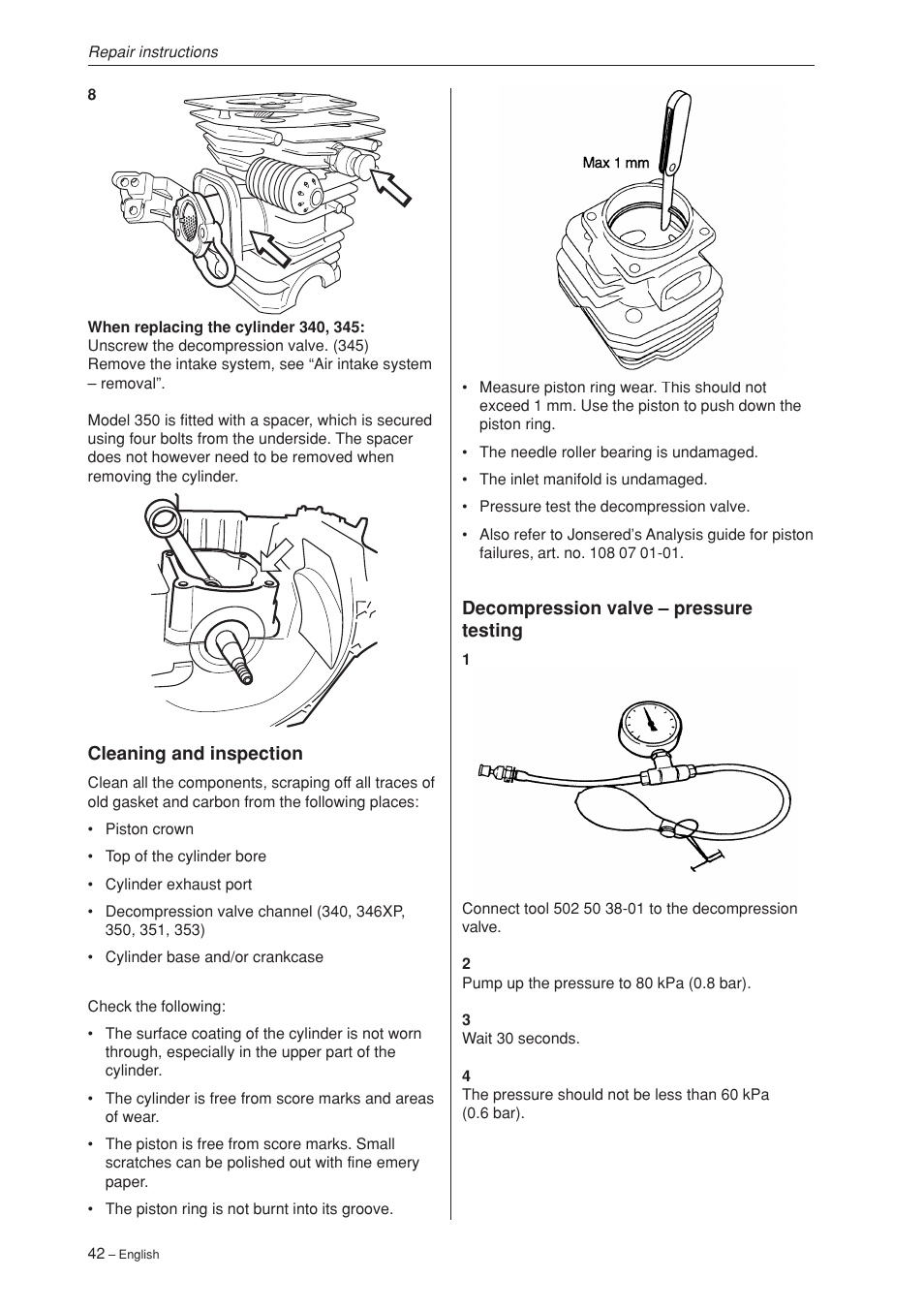 Husqvarna 340 User Manual | Page 43 / 52
