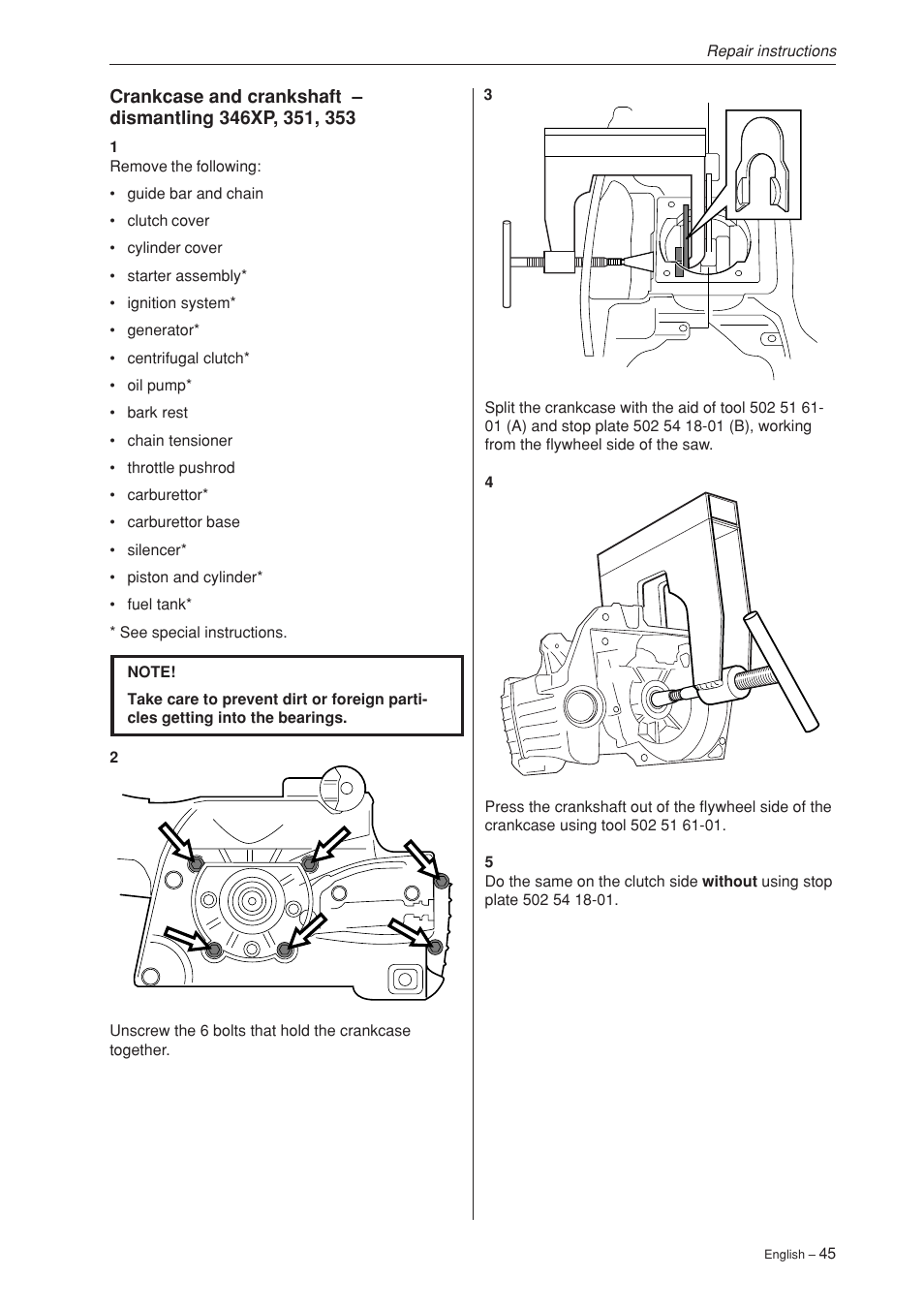 Husqvarna 340 User Manual | Page 46 / 52