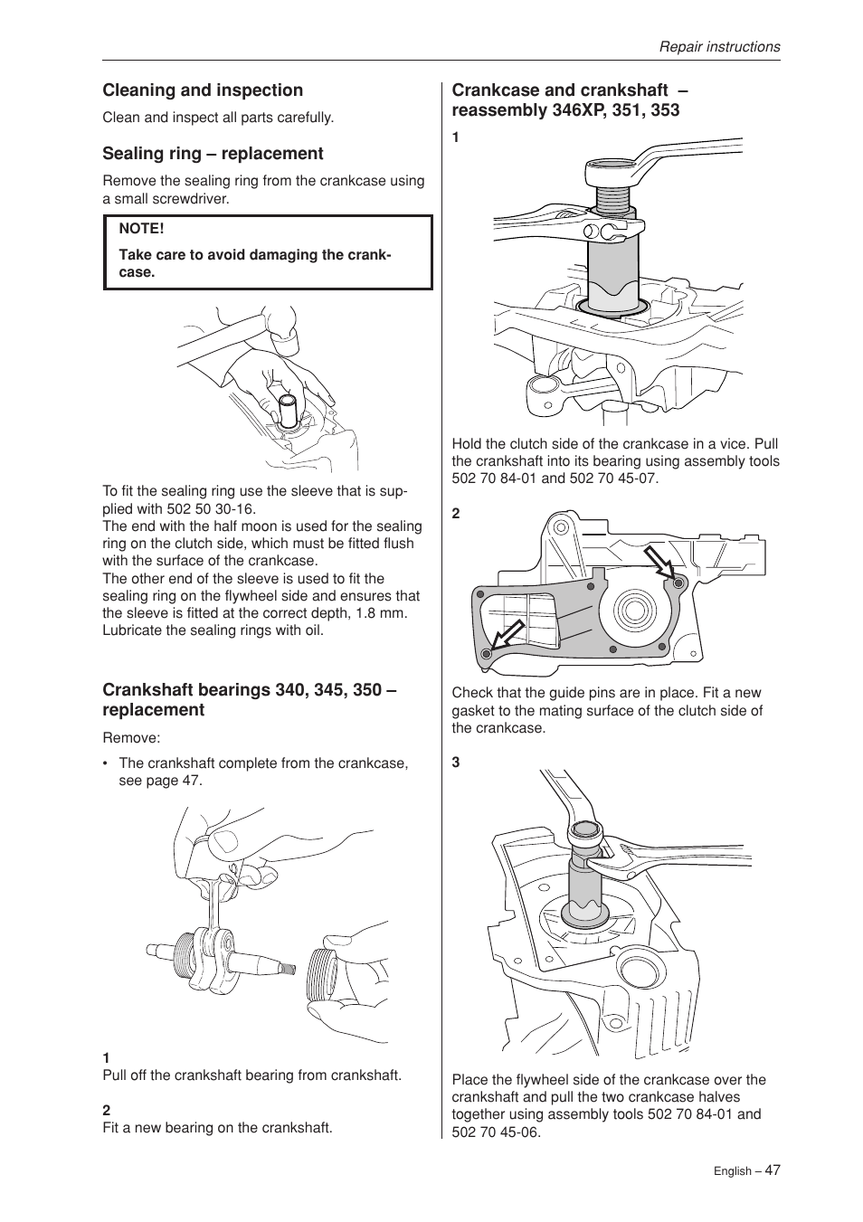 Husqvarna 340 User Manual | Page 48 / 52