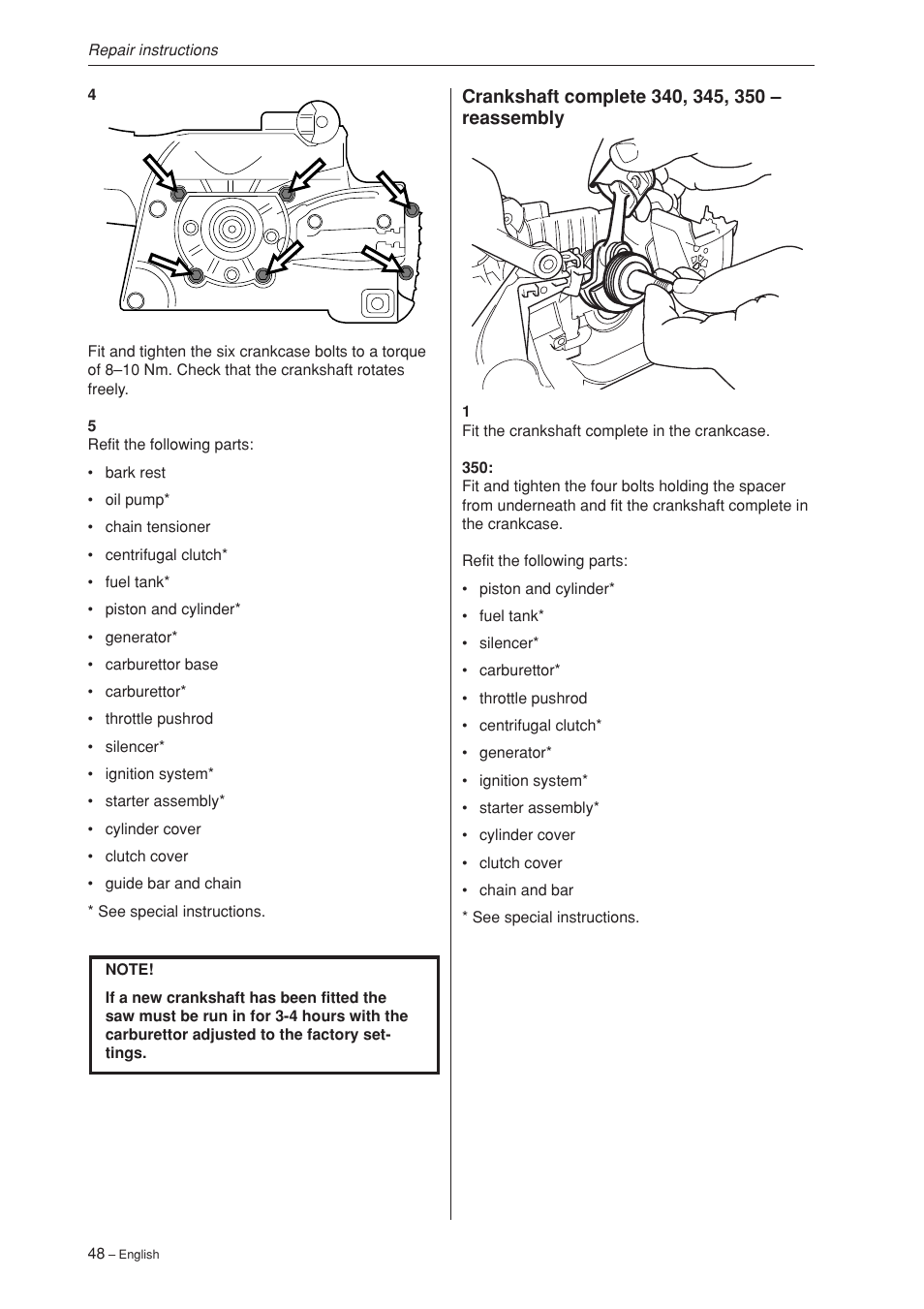 Husqvarna 340 User Manual | Page 49 / 52