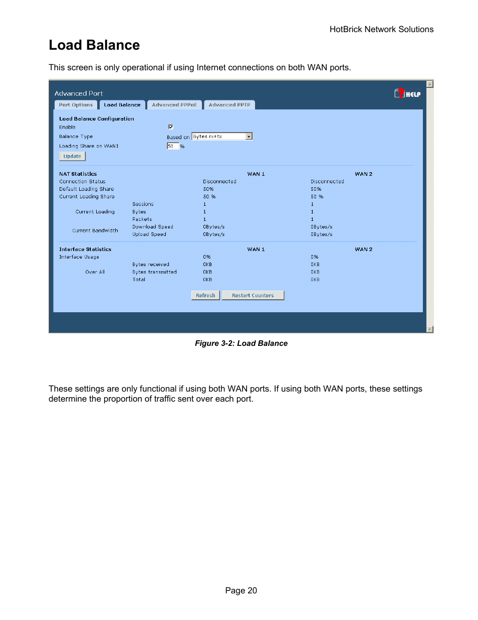 Load balance | HotBrick VPN 800 User Manual | Page 24 / 89