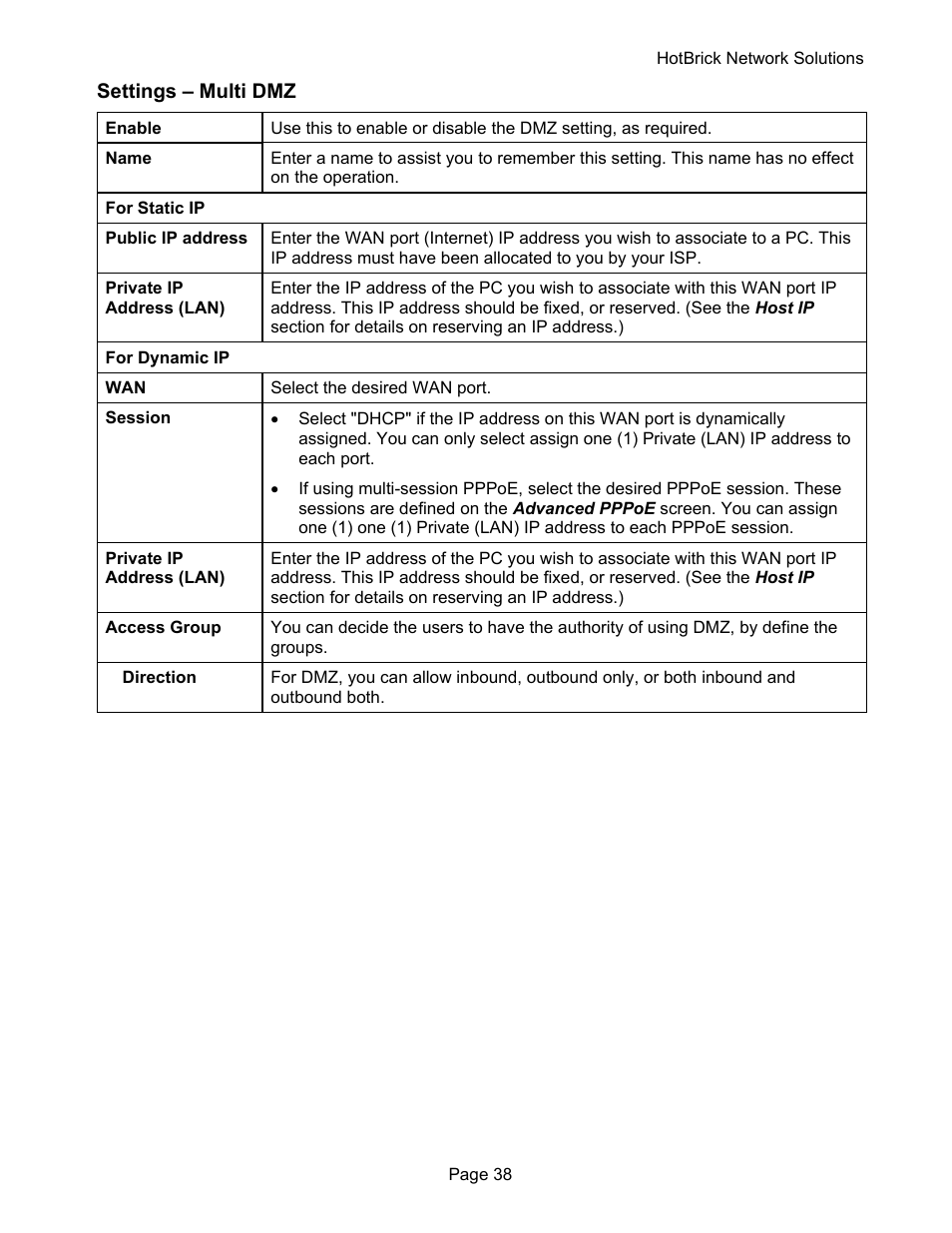 HotBrick VPN 800 User Manual | Page 42 / 89