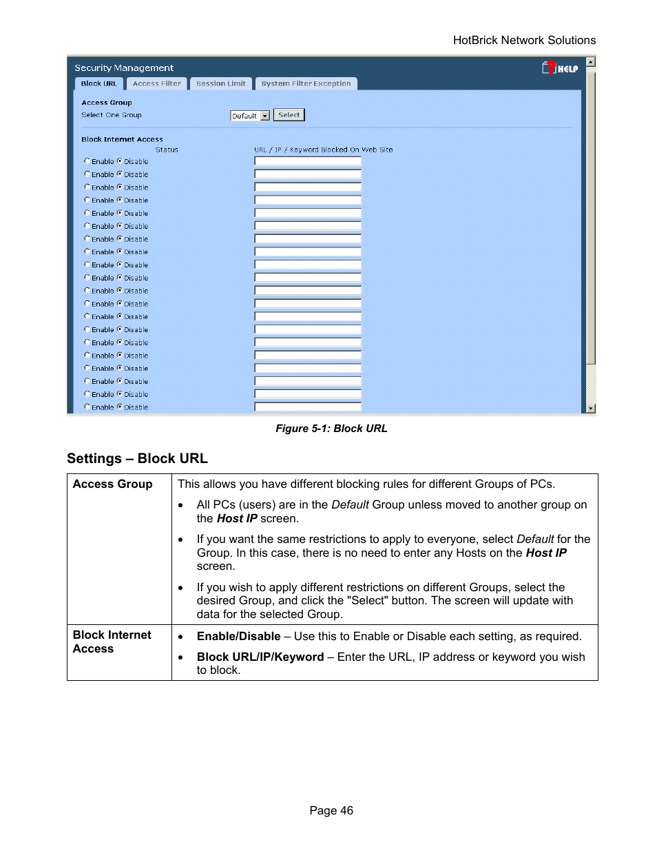 HotBrick VPN 800 User Manual | Page 50 / 89