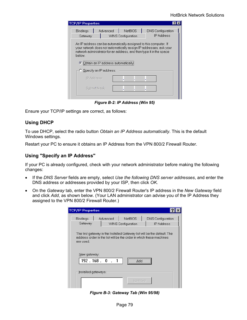 HotBrick VPN 800 User Manual | Page 83 / 89