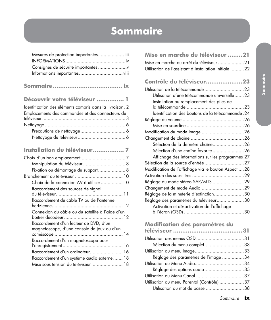 Sommaire | HP LT3700 User Manual | Page 75 / 200