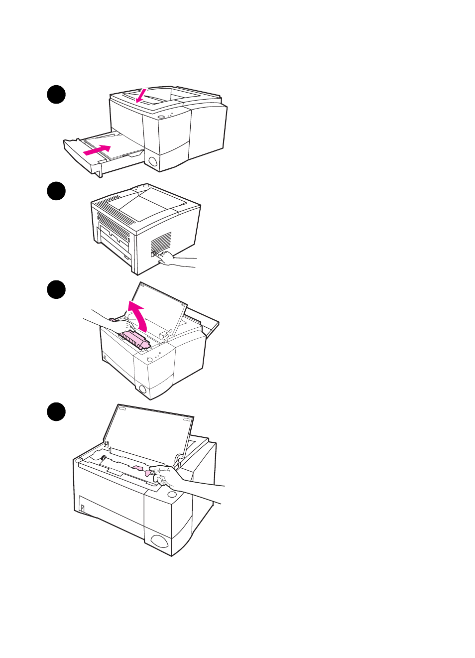 Paper jam: removing torn pieces of paper | HP 2100 M  EN User Manual | Page 102 / 184