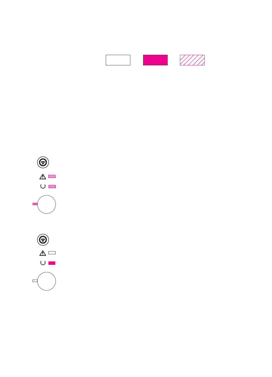 Light patterns, Control panel light messages, Startup | Ready | HP 2100 M  EN User Manual | Page 28 / 184