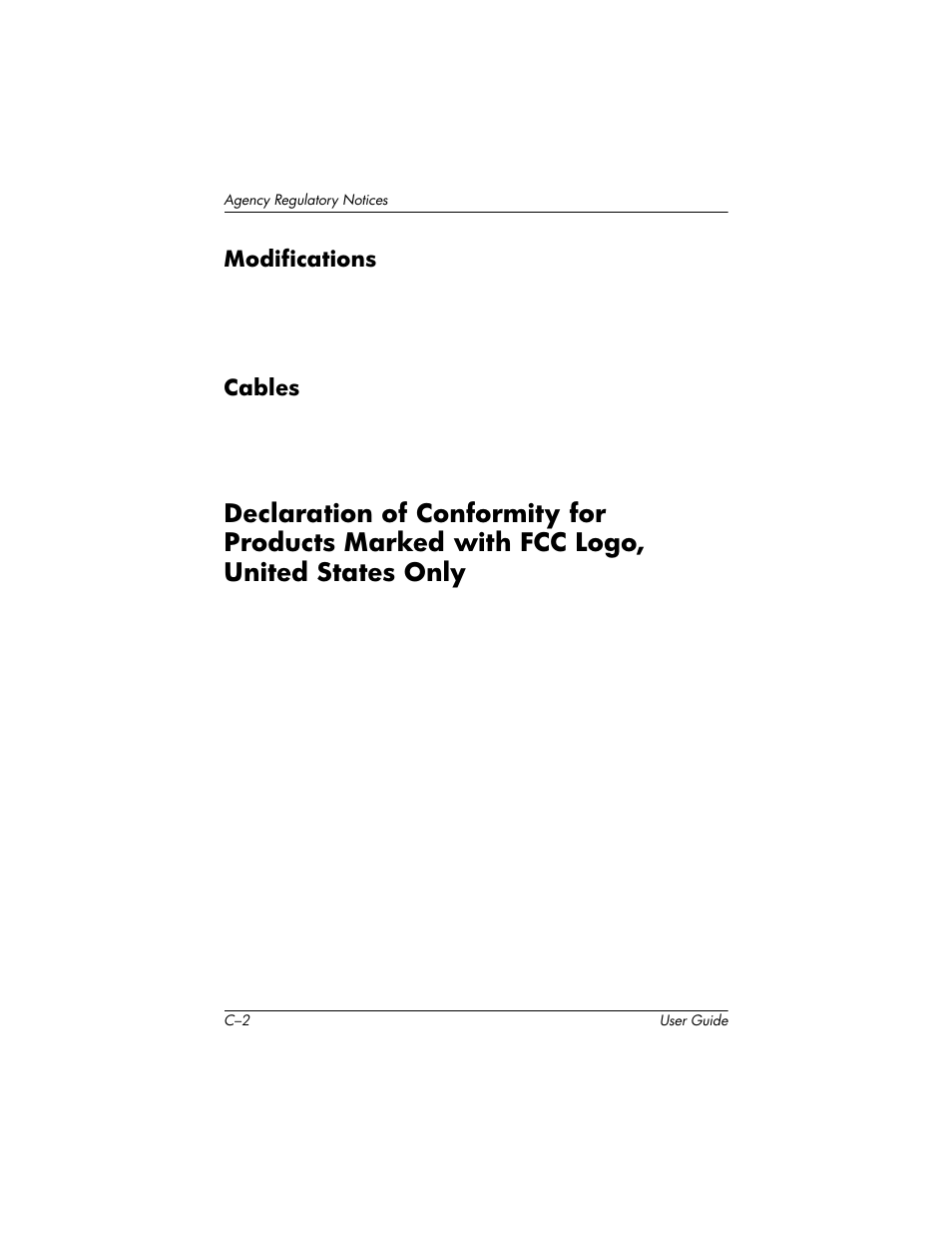 Modifications, Cables | HP 75 User Manual | Page 40 / 44