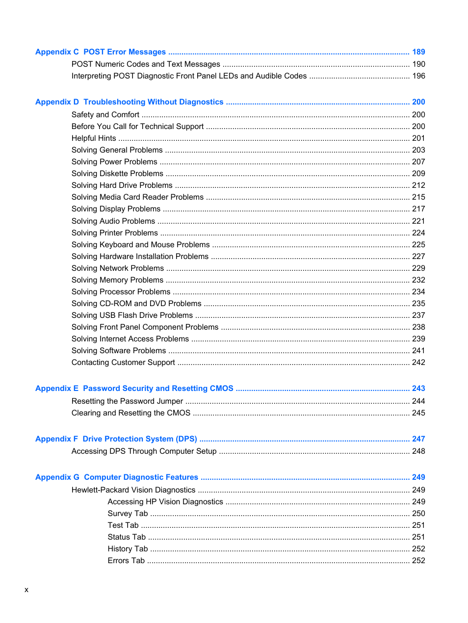 HP 8080 ELITE BUSINESS User Manual | Page 10 / 284