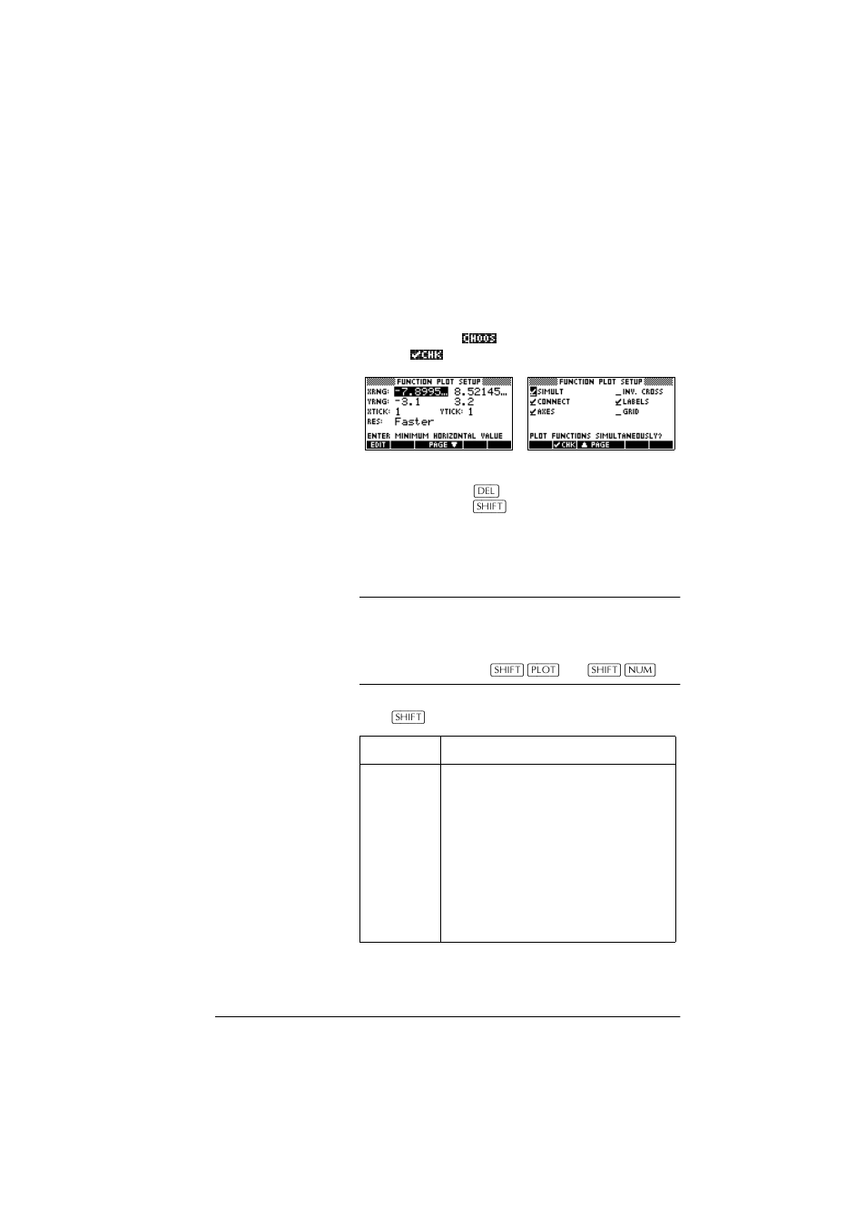 Input forms, Mode settings, Reset input form values | HP 39g+ User Manual | Page 19 / 288