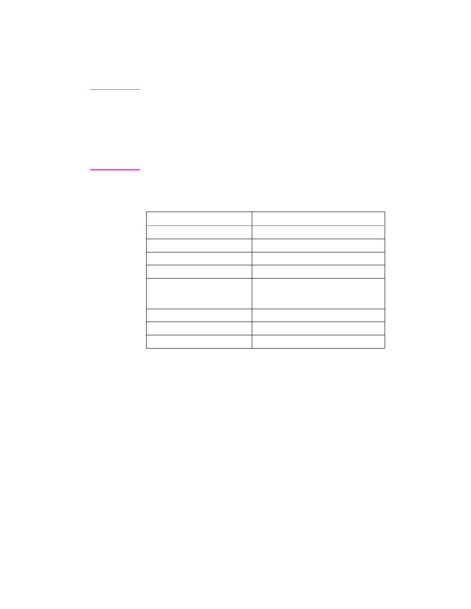 Paper specifications, Envelope storage | HP 2100 TN User Manual | Page 155 / 184