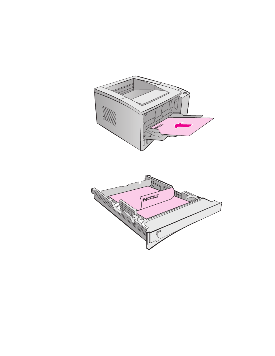 Printing on special media, Letterhead or preprinted forms orientation | HP 2100 TN User Manual | Page 54 / 184