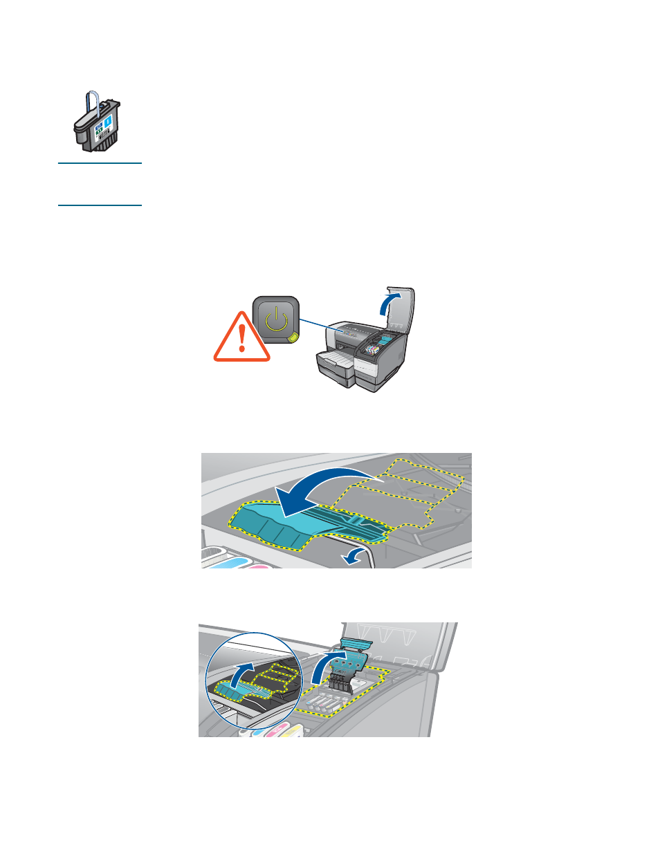Cleaning the printhead contacts, Cleaning the printhead contacts -5 | HP 1100dtn User Manual | Page 55 / 102