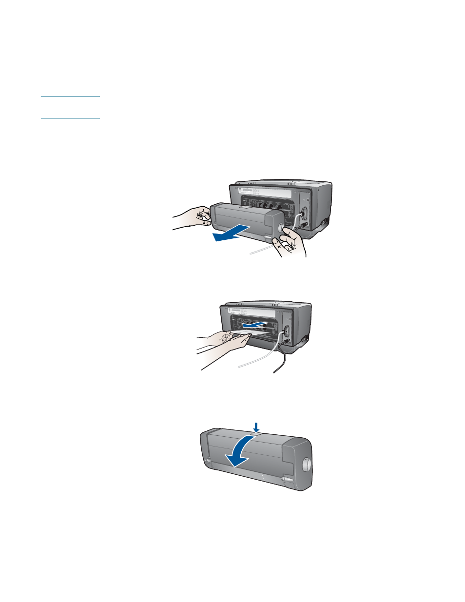 Clearing jams, Clearing jams -11 | HP 1100dtn User Manual | Page 61 / 102