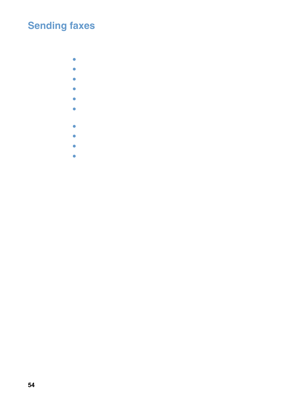 Sending faxes | HP 3200m User Manual | Page 56 / 288