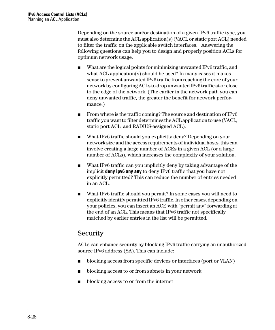 Security, Security -28 | HP 6200YL User Manual | Page 204 / 314