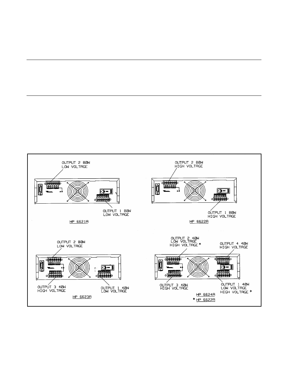 Output connections and operating information, Introduction, Output ranges | HP 6627A User Manual | Page 43 / 115