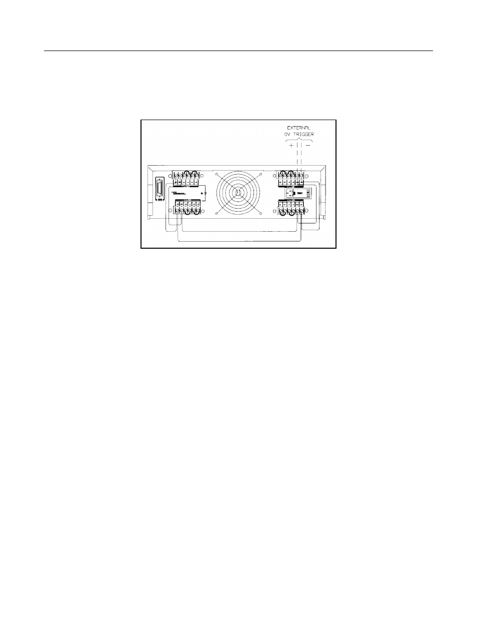 Overvoltage trigger connections | HP 6627A User Manual | Page 52 / 115