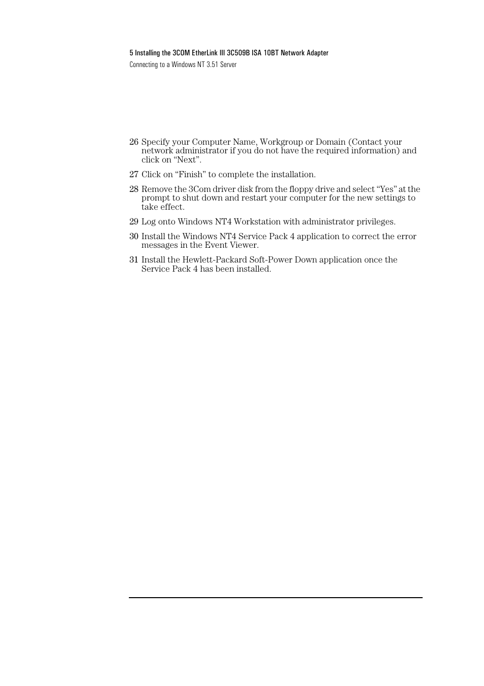 HP 3C509B ISA User Manual | Page 17 / 39