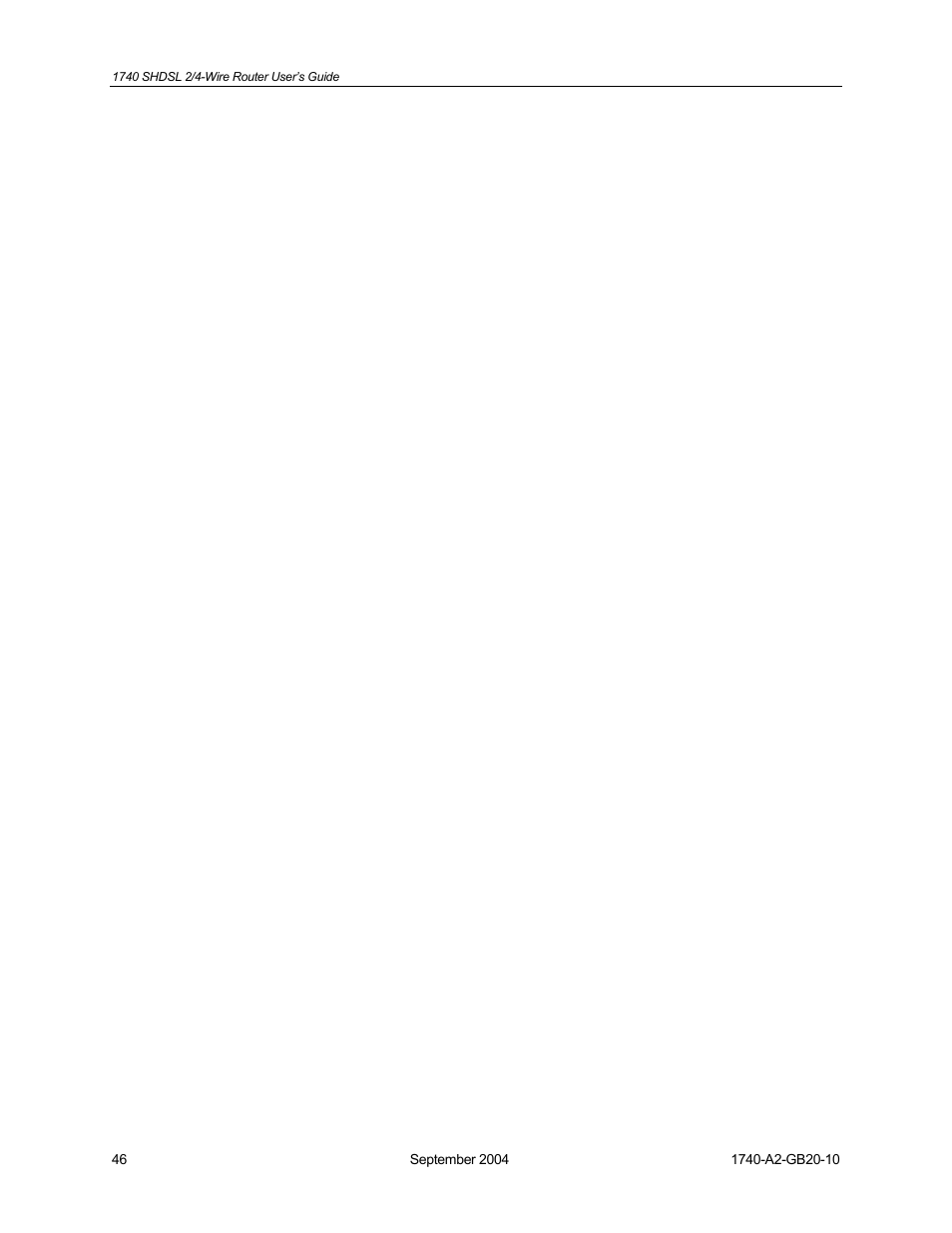 HP 1740 SHDSL User Manual | Page 46 / 87