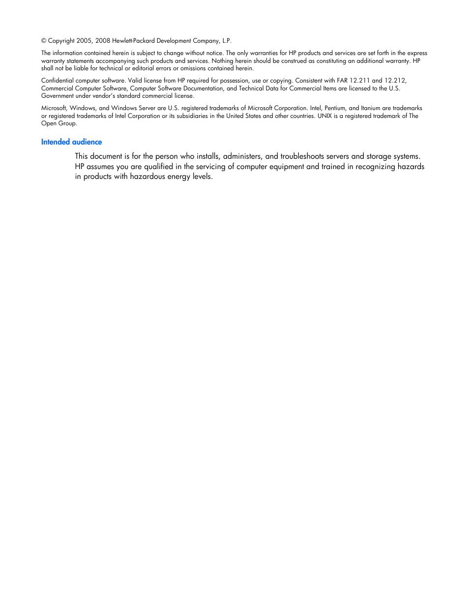 Notice | HP 441877-00F User Manual | Page 2 / 82