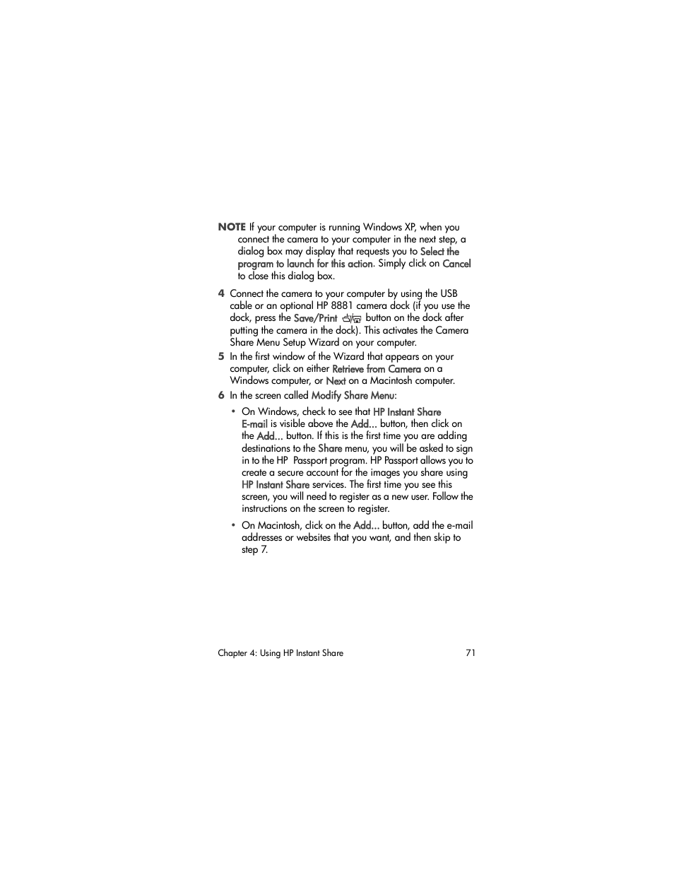 HP PhotoSmart 945 User Manual | Page 71 / 150
