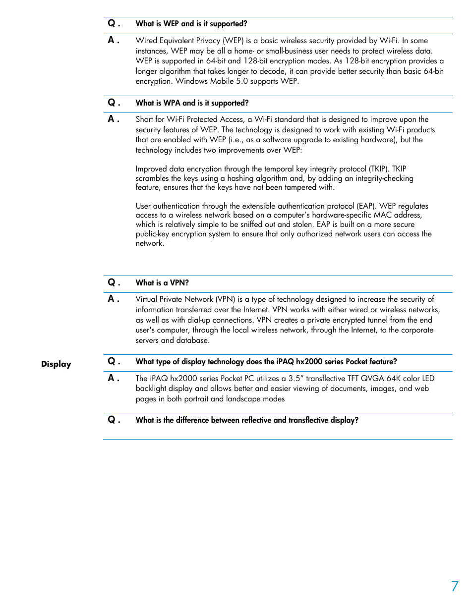 HP HX2000 User Manual | Page 7 / 11