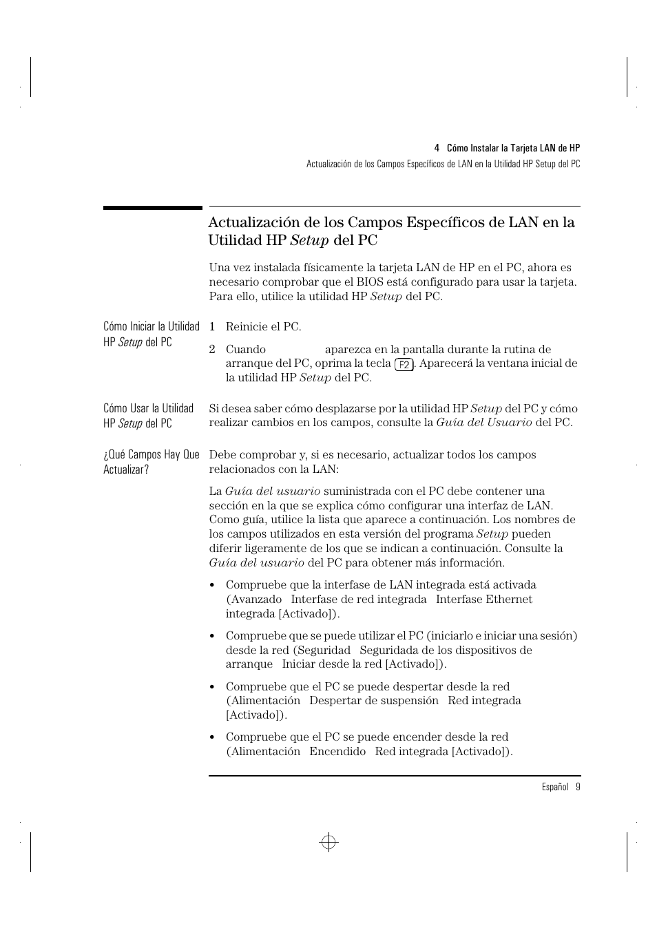 HP 10BT NightDIRECTOR/100 User Manual | Page 85 / 121
