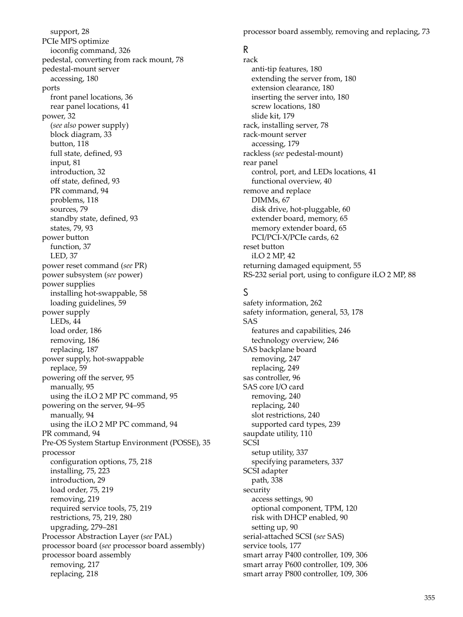 HP INTEGRITY RX3600 User Manual | Page 355 / 356