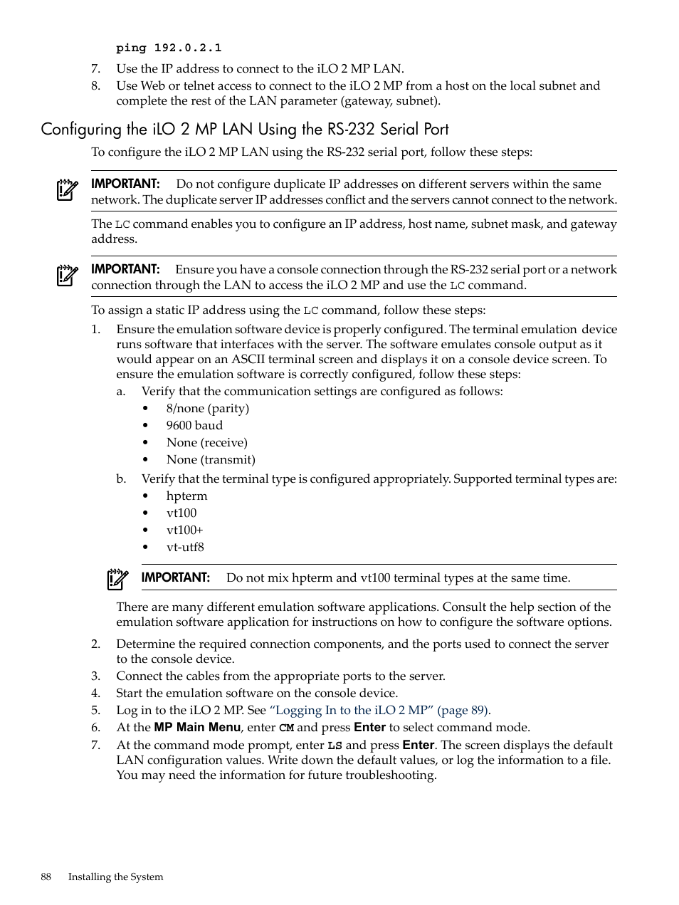 HP INTEGRITY RX3600 User Manual | Page 88 / 356