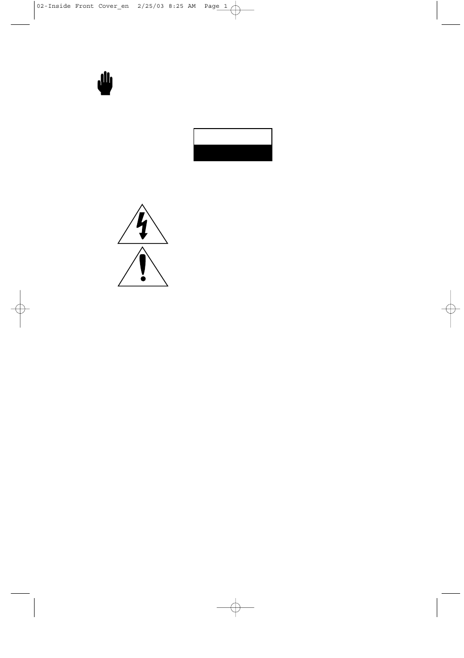 Warning! important safety instructions, Caution | HP LTN1565 User Manual | Page 2 / 61