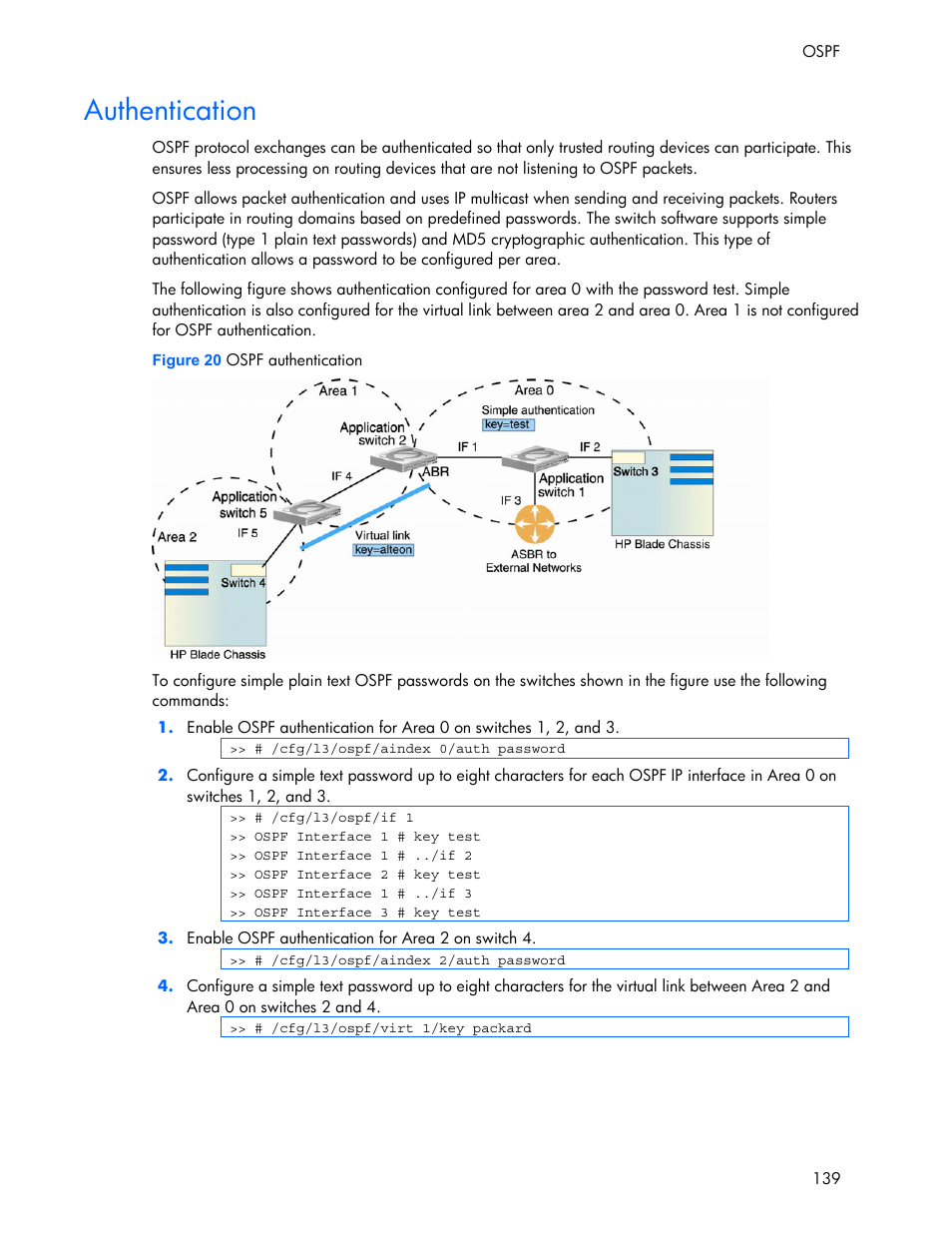 Authentication | HP 445946-001 User Manual | Page 139 / 198
