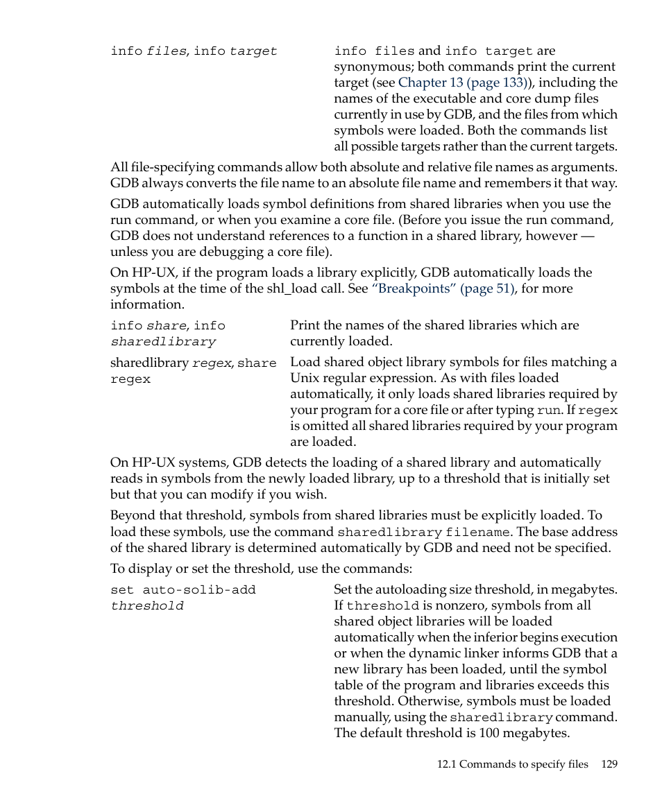 HP gnu source-level debugger 5992-4701 User Manual | Page 129 / 369