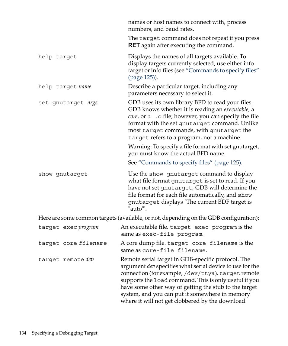 HP gnu source-level debugger 5992-4701 User Manual | Page 134 / 369