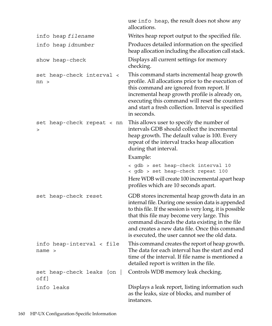 HP gnu source-level debugger 5992-4701 User Manual | Page 160 / 369