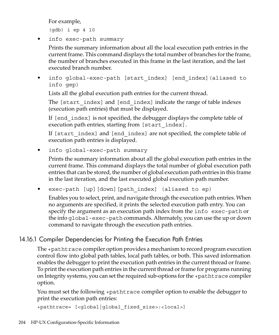 HP gnu source-level debugger 5992-4701 User Manual | Page 204 / 369
