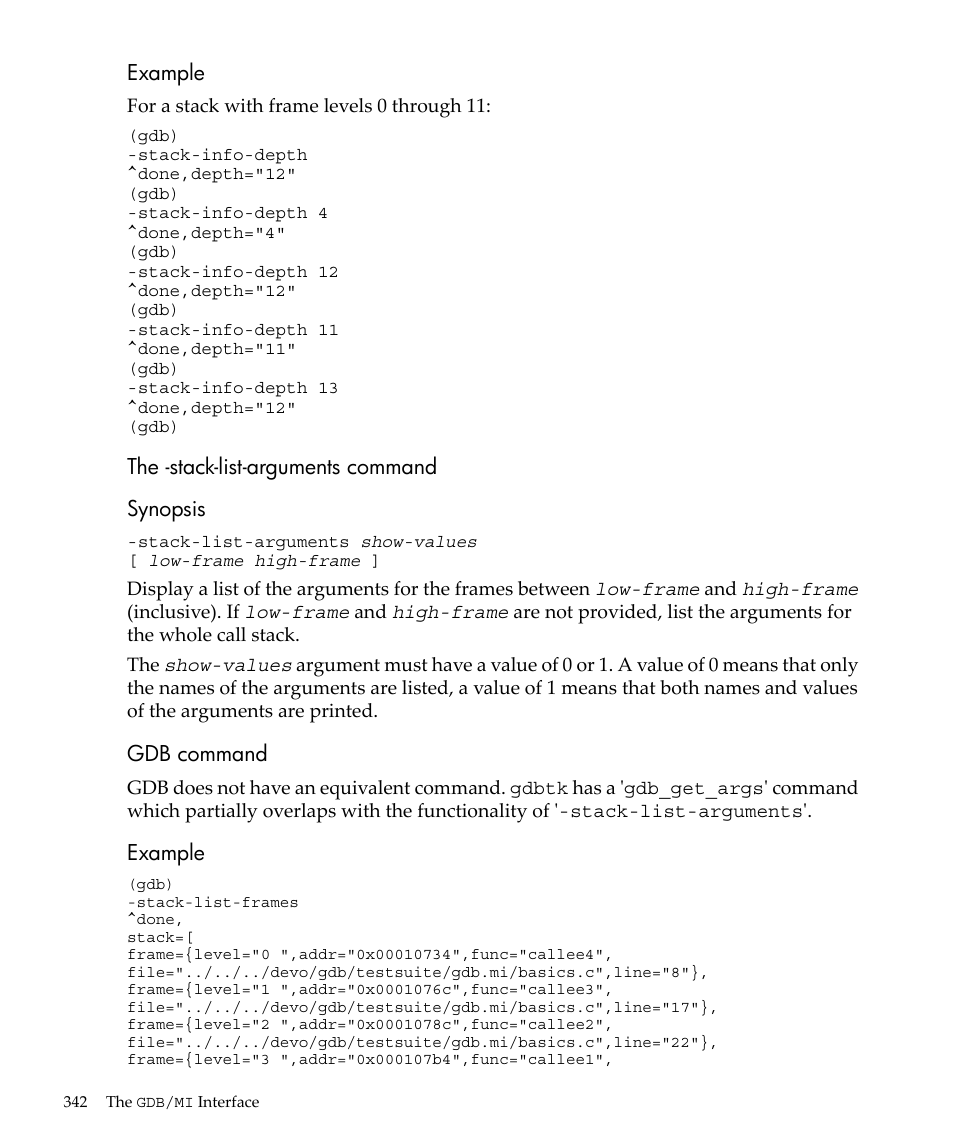 HP gnu source-level debugger 5992-4701 User Manual | Page 342 / 369